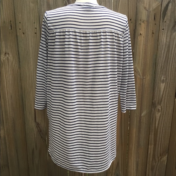 H&M Cream Knit Top with Navy Blue Stripes - Picture 6 of 13